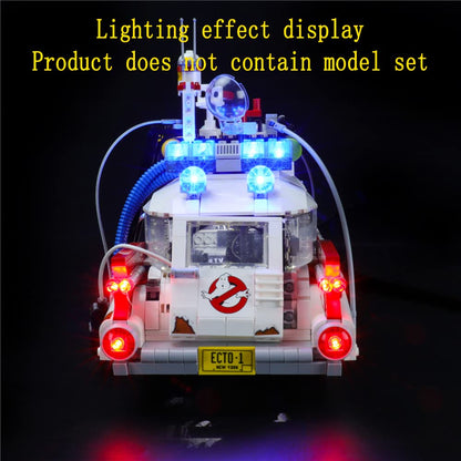 GEAMENT LED Light Kit Compatible with Lego Ghostbusters Ecto-1 - Lighting Set for Creator 10274 Building Model (Model Set Not Included)