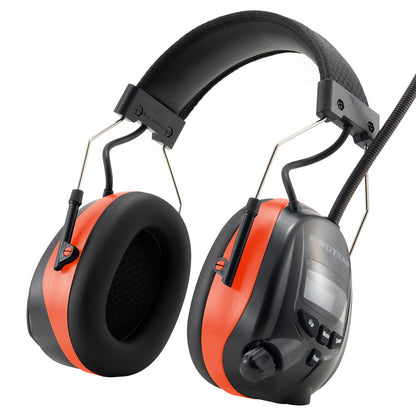 PROTEAR Hearing Protection with Radio DAB/DAB+/FM/Bluetooth 5.3, Noise Cancelling Wireless Headphones for Workshop, Garden/Mowing, SNR 30dB