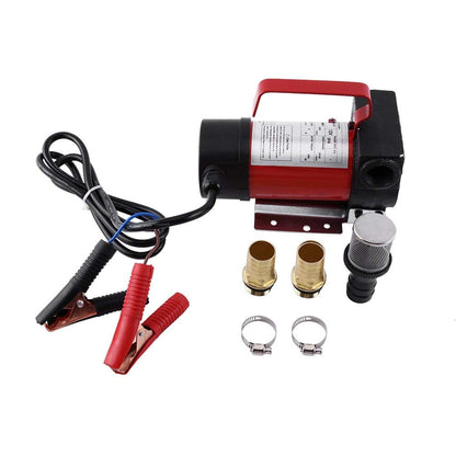 12V oil suction pump diesel pump, fuel pump gasoline pump 12V electric oil pump oil transfer pump pumping liquid 12V 160W 40L/min for and kerosene