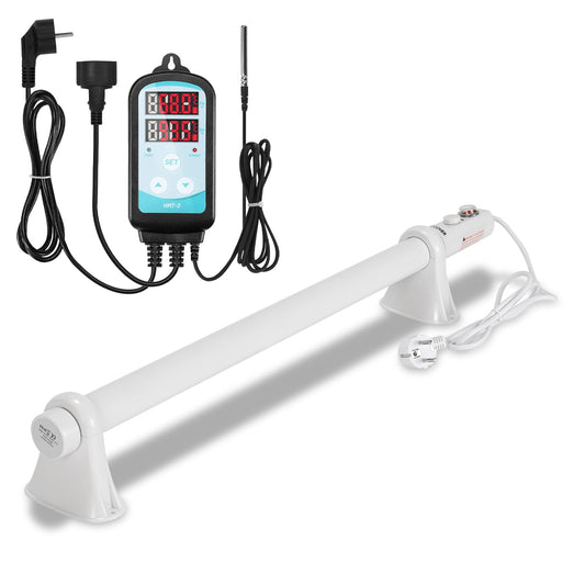 Sunworld 90W greenhouse heater with thermostat. Electric heater for greenhouses with built-in control. Ideal for wardrobes and greenhouses.