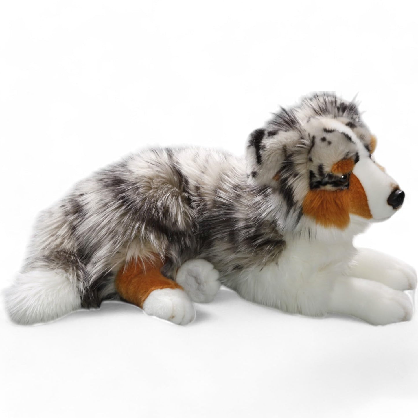 Carl Dick Australian Shepherd lying, dog, plush toy, stuffed animal approx. 45cm 3434