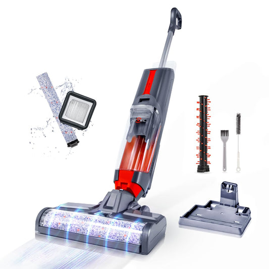 Atvel F16 PRO wireless floor cleaner Smart 3-in-1 Wet-Dry Vacuum Mop with Dual Tank Design for carpets and tiles | UV cleaning | Self-cleaning | LED display | Powerful and lightweight