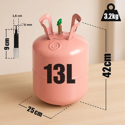 Balloon gas - Helium Balloon Gas for up to 50 balloons - Helium Gas Tank XXL