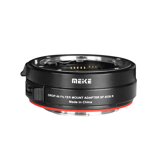 Meike MK-EFTR-C drop-in filter adapter for Canon EF to EOSR with variable ND filter and UV filter for EOS R R5 R6 RP R5C C70 cameras.