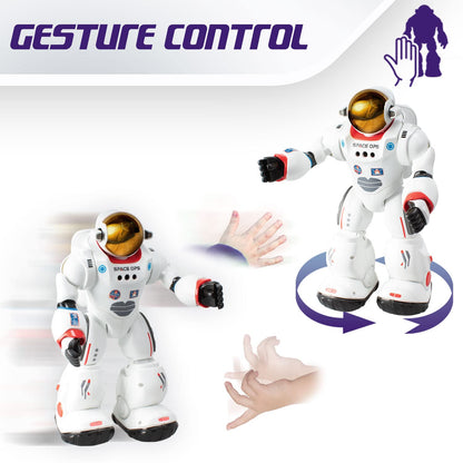 Xtrem Bots - Charlie the Astronaut | Robot Kids | Robot Toys | Programmable with up to 200 actions | Music from space | Toy for boys age 5+ | Gift for 5-year-old boy