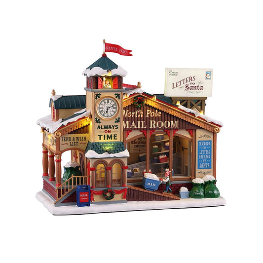 Lemax 15733-UK Santa's Wonderland Sights & Sounds: North Pole Mail Room