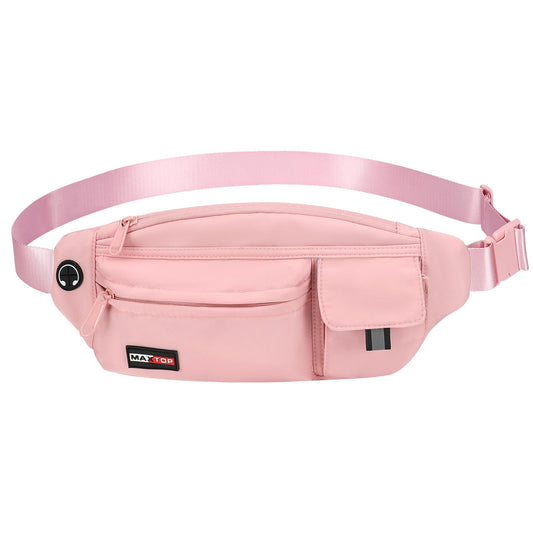 MAXTOP Waist Bag for Men and Women, Fashionable Waterproof Running Belt Pouch, Travel Money Belt, Phone Holder for Yoga, Gym, Running, Workout, Fitness, Training.