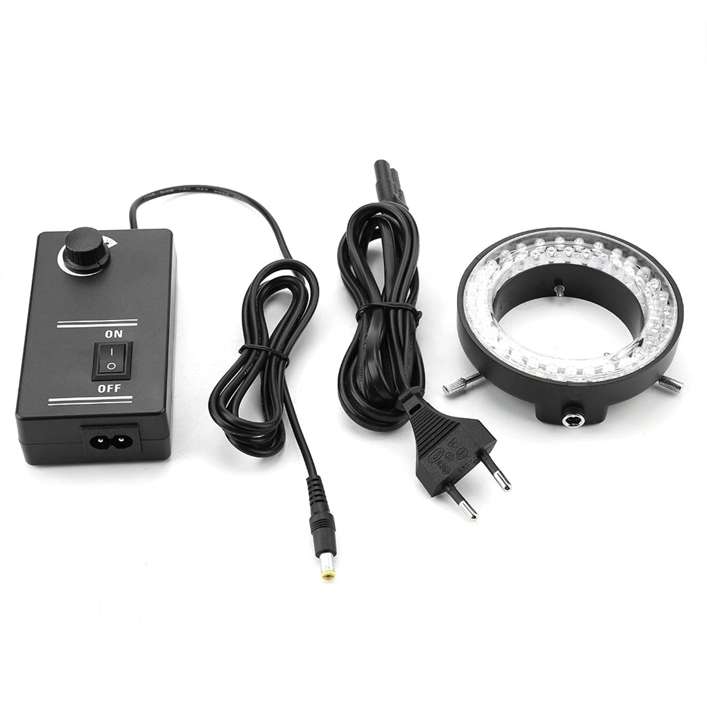 3.5W LED microscope ring light, microscope LED illumination lamp brightness adjustable ring lamp lighting light 100-240V (European regulations)