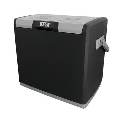 AEG Automotive Thermoelectric Cool Box KK 28 liters, 12/230 volts for car and socket, black