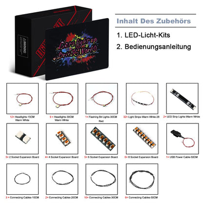 BrickBling decoration light kit compatible with Lego The Eiffel Tower building set, LED light set for 10307 Eiffel Tower architecture creative toy (no model)