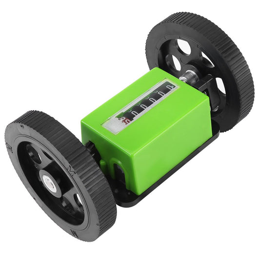 Meter counter Mechanical length roller counter Meter counter roller counter range 99999.9 meters Green