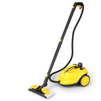 RELAX4LIFE Steam Cleaner, Steam Pressure: 5 bar, Power: 2000 W, Area Performance: 108 m², Tank: 1.8 L, Heating Time: 8 min., includes floor cleaning set, nozzles, for carpets, floors, tiles, windows, sofa