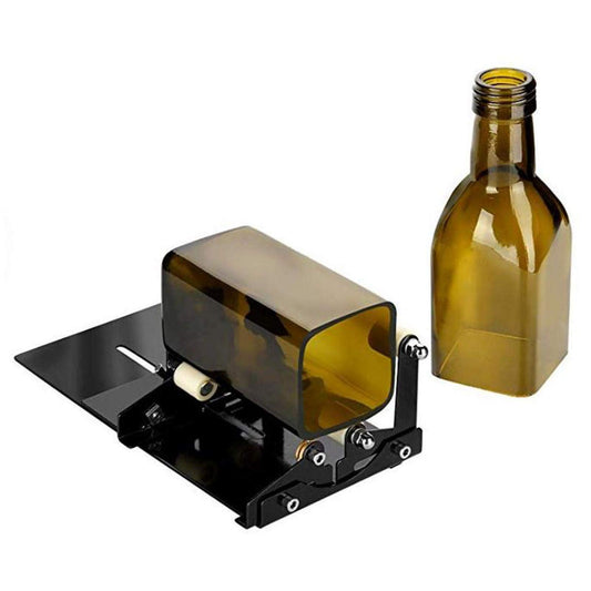 Glass bottle cutter, bottle glass cutter, glass bottle cutter cutting tool kit square round bottle cutting machine, accessory tool set, gloves.