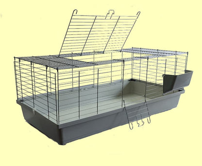 1.20 m New model rabbit cage rodent cage rabbit cage cage hutch guinea pig gray