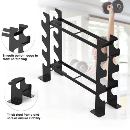 WINNOW Dumbbell Stand Home Gym Dumbbell Rack Dumbbell Holder Multilayer Weight Stand