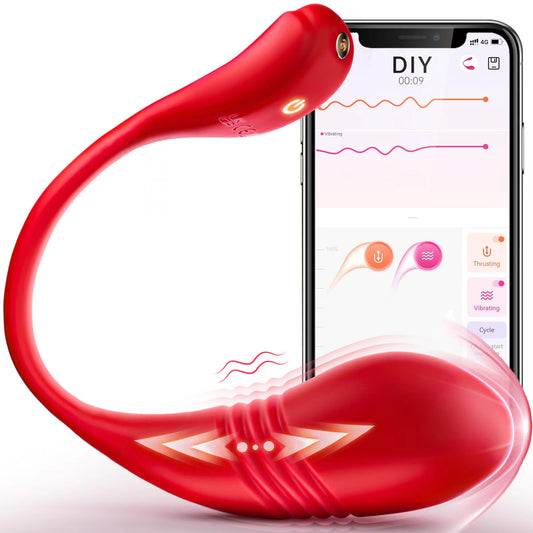 Cacuola vibrator with 9 thrusting vibration modes for women, sex toy set for women, vibrator sets for women, sex toys for women, vibrators sex toys, bullet vibrators & vibrating eggs.