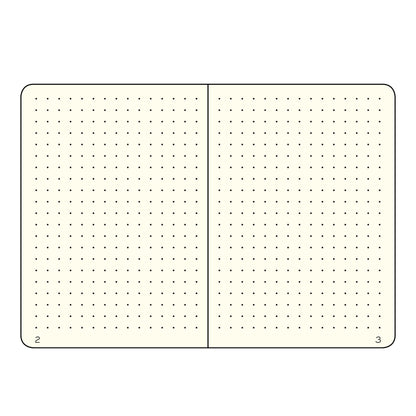 Lighthouse1917 369780 Notebook Medium (A5), Hardcover, 251 numbered pages, Apricot, dotted.