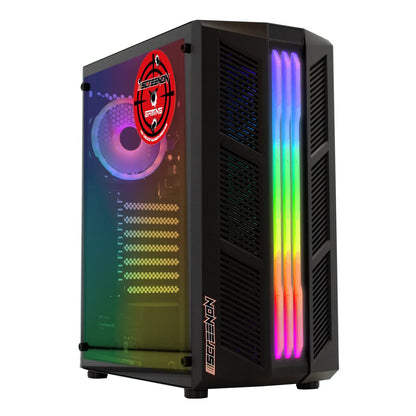 ScreenOn Gaming PC Ryzen 5 5600G • Radeon Vega 7 (2 GB) graphics card • 16 GB RAM DDR4 3200 MHz • 1000 GB SSD • Windows 11 Pro • WLAN 300 Mbit/s • Gaming PC computer with 3 years warranty!