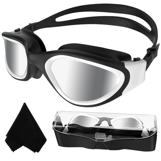 Winline Polarized/Non-polarized Swimming Goggles for Adults Teens, Anti-fog UV Protection Waterproof Clear Vision easy to adjust with soft nose bridges for Men Women