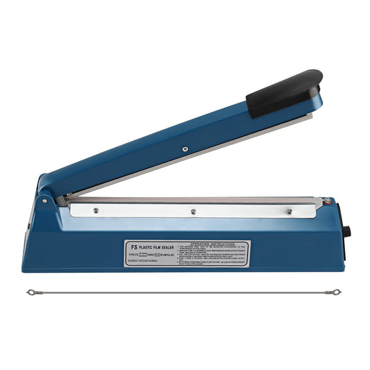 BALLSHOP Heat Sealer 300mm Impulse Sealing Machine Hand Pressure End Packing Machine Film Sealer Bar Sealer Film Welder for Thermoplastic Plastic Films