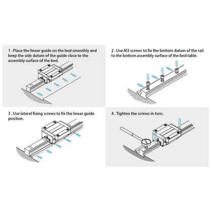 iMetrx MGN12H 600MM linear rail MGN12 for 3D printers and CNC machines.