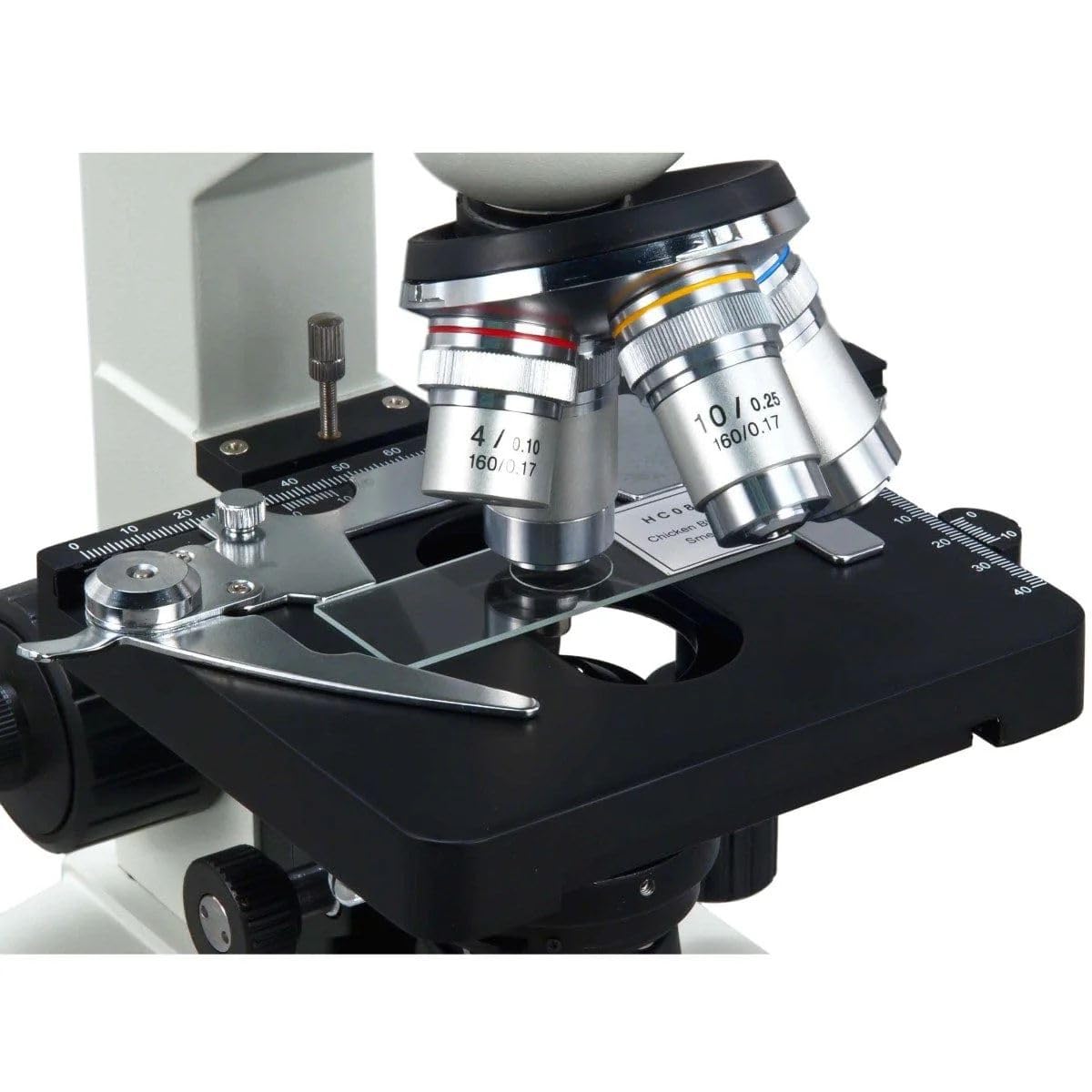 AmScope M83EZ-C50S OMAX 40X-2500X LED Digital Trinocular Lab Compound Microscope with 5MP Camera and Mechanical Stage