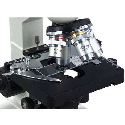 AmScope M83EZ-C50S OMAX 40X-2500X LED Digital Trinocular Lab Compound Microscope with 5MP Camera and Mechanical Stage