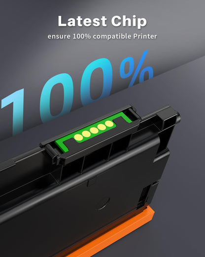 INK4U 117A toner cartridge as a replacement for HP 117A Color Laser MFP 179fwg 178nwg 150nw 179fnw 178nw 150a W2070A W2071A W2072A W2073A printer toner - black.
