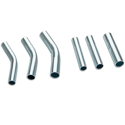 Fiberglass tent pole repair kit 3 fiberglass segments Ø12.5/11/9.5 mm 65 cm - with shock cord and threading tool sleeves tent poles - replacement poles for tents Trimabble