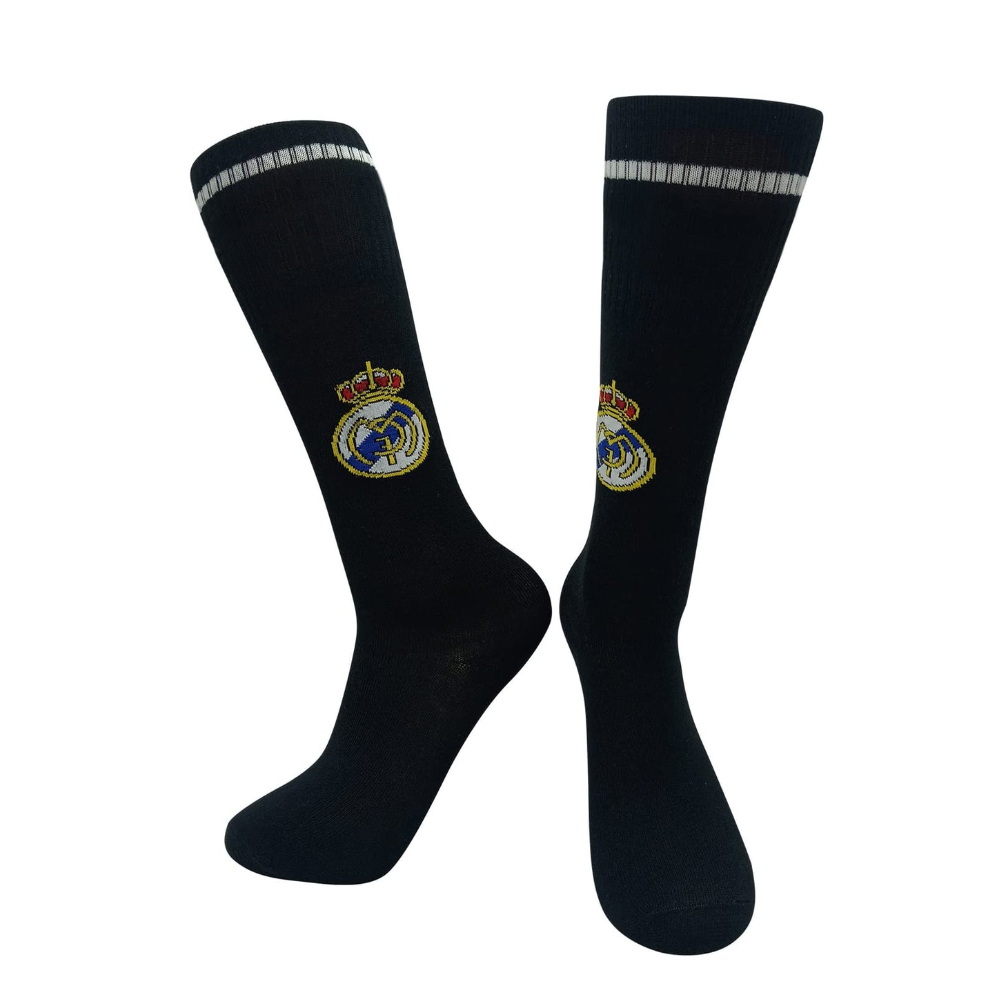 BlackAzat Madrid Home #7 Retro Black Dragon Limited Special Edition Rare Football Kids Jersey Shorts Socks Set Youth Sizes (Black, 28)