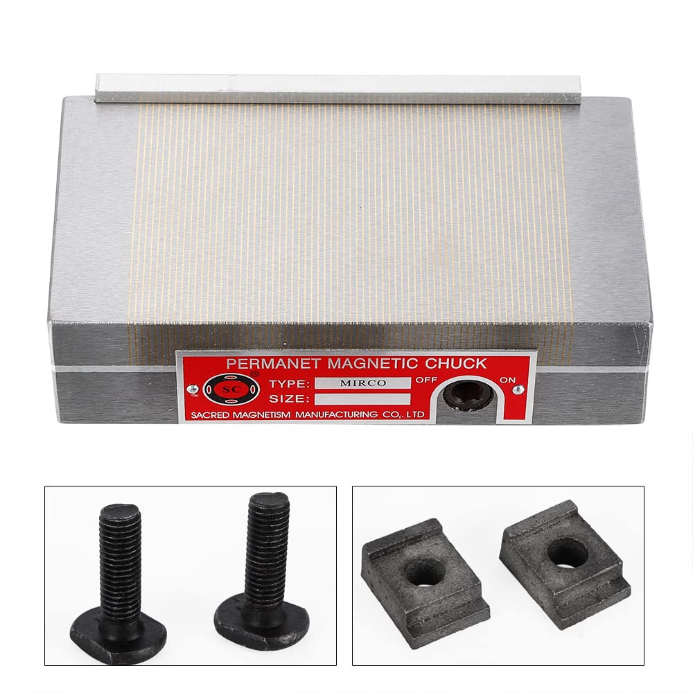 Magnetic chuck magnetic chuck magnetic table chuck permanent magnetic chuck magnetic chuck block high-precision magnetic chuck for grinding machines EDM magnets sucker suction force grinding machine clamping chuck