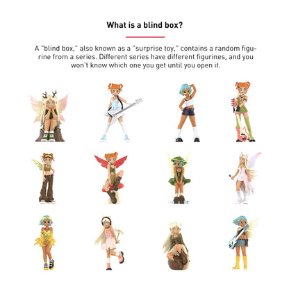 POP MART Peach Riot Punk Fairy Series 3PC Action Figures Collectible Art Toy Collectibles Collection Toy Figures Gift