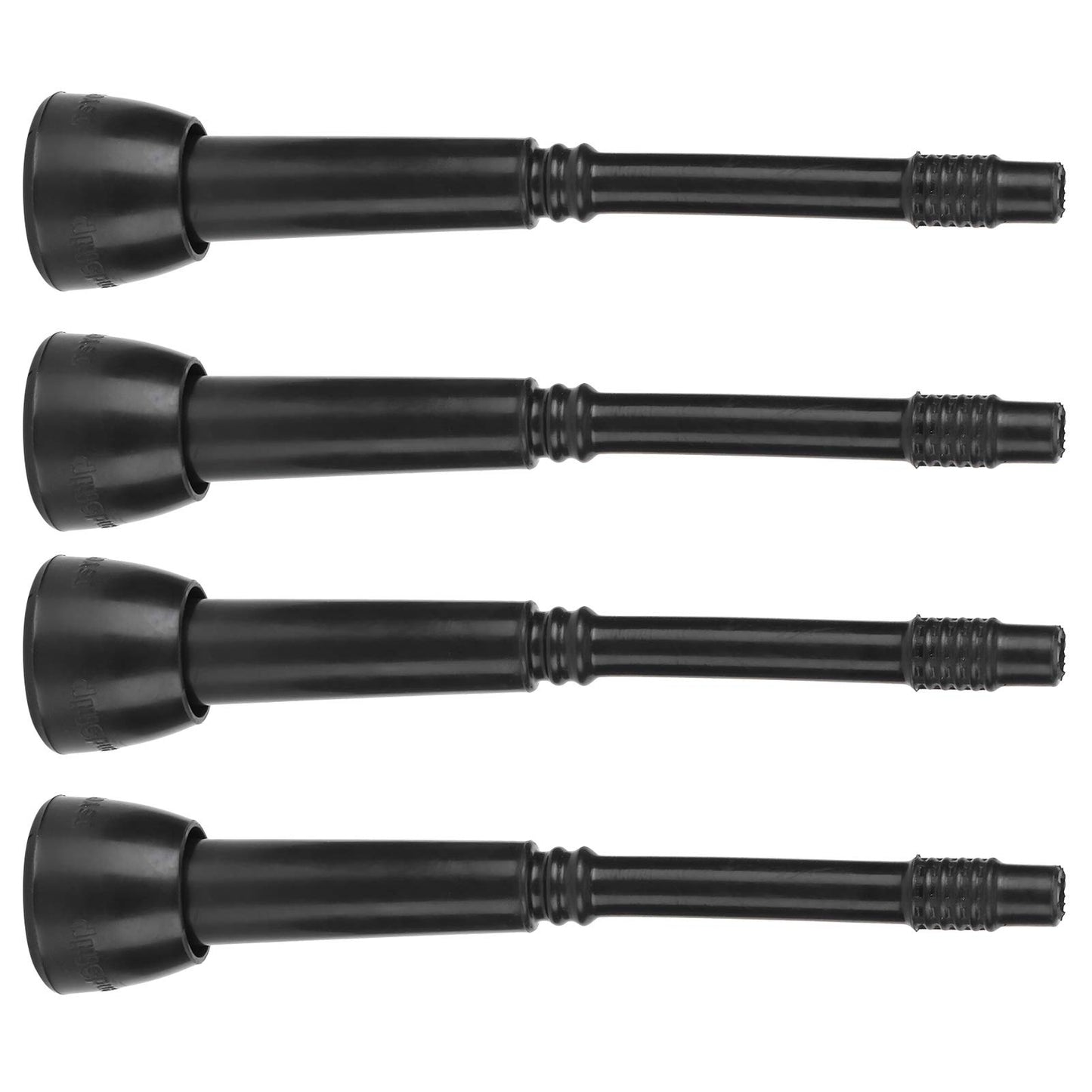 4 pieces of rubber milking machine teat black leak-proof teat rubber liners for milk sheep milking machines used