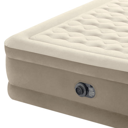 Intex Queen Ultra Plush Airbed with Fiber-Tech RP, Inflated Size: 60" x 80" x 18" (64428ND)
