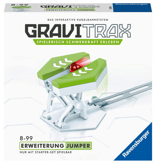 Ravensburger GraviTrax Expansion Jumper - Ideal accessory for spectacular marble runs, construction toy for kids aged 8 and up.
