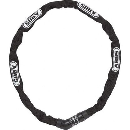 ABUS chain lock Steel-O-Chain 4804C - Combination lock made of special steel - ABUS security level 3 - 75 cm - Black.