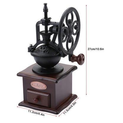 Retro Manual Grinder Hand Crank Coffee Grinder Home Grinding Machine
