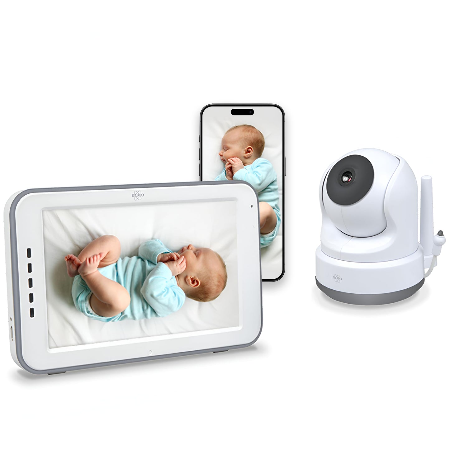 ELRO BC4000 Baby Monitor Royale Full HD baby monitor with 12.7 cm touchscreen and app