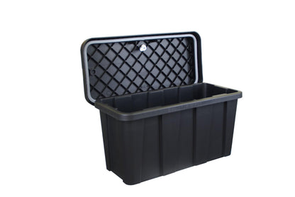 Deichselbox Daken Blackit Lite, tool box, strap box, trailer box, storage box, Daken B24-2 + mounting kit MON301, Edelstahlhaus GmbH.