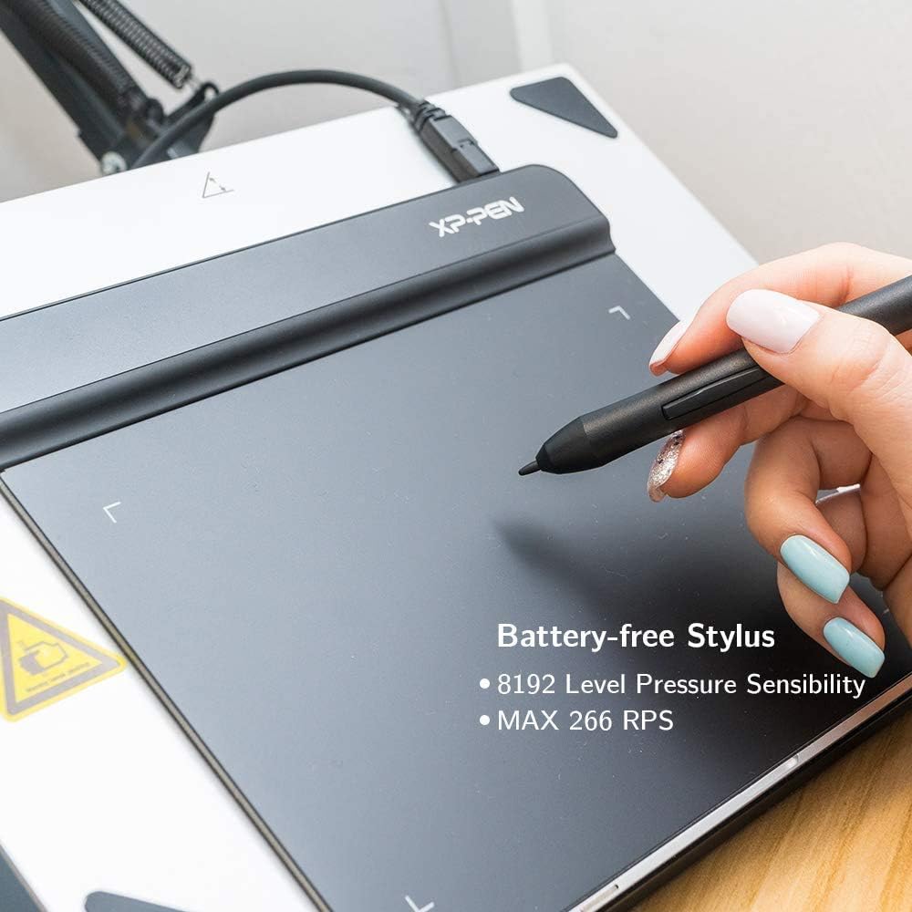 XP-PEN Star G640 graphics tablet 6x4 inch drawing tablet OSU! Pad with battery-free pen 20 replacement nibs