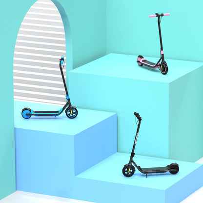 EVERCROSS E6 Electric Scooter for Kids, 7" Lightweight E-Scooter for 6-12 years old, Electric scooter with a range of up to 15 km and 7 colored lights, 3 speed modes (8, 12, 16 km/h)