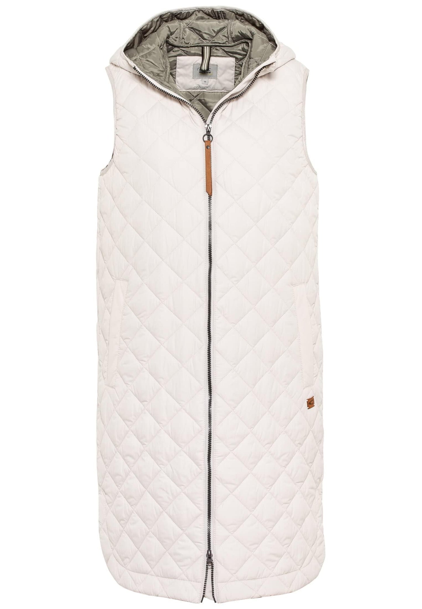 camel active Women's 360140/8F41 Vest, Pearl, 38
