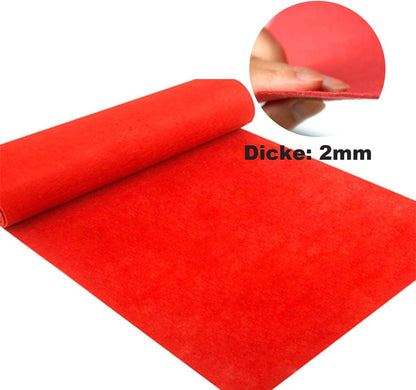 Uyoyous 100x1000cm Red Carpet, Wedding Runner Event Rug 2mm Red Carpet Aisle Runner, disposable mat for wedding, party, ceremony, wedding decoration.