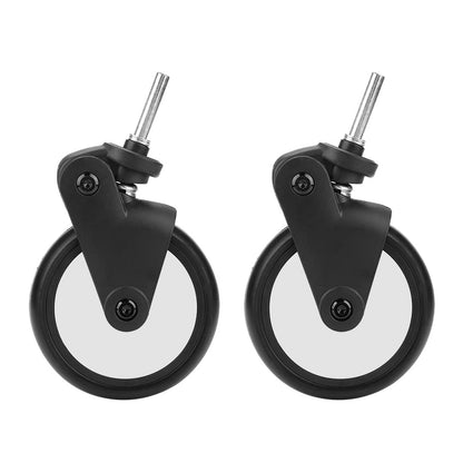 SPYMINNPOO stroller replacement wheels, rubber wheels replacement stroller rubber wheels rear/front wheels toddler stroller wheel universal for Yoya/Vovo Wheel strollers (one pair of front wheels)
