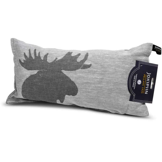 Jokipiin Premium Sauna Pillow Echo 40x22 cm - 100% Made in Finland - Linen & Cotton - Ökotex Certified - Wellness Headrest & Neck Pillow for Sauna Spa & Relaxation