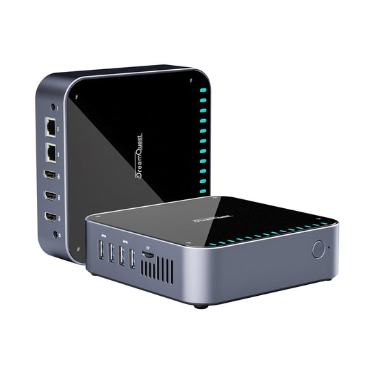 DreamQuest Mini PC with 16GB RAM, 512GB M.2 SSD, Intel N95 (up to 3.4Ghz), micro desktop computer with 4K HDMI/LAN/WiFi 5/Bluetooth 4.2/USB 3.2 for office business. Smaller and more powerful than N5105.