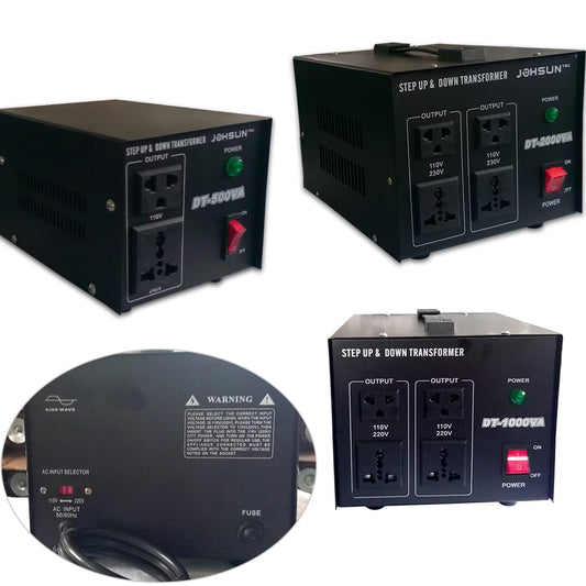 2000W Voltage Converter 220V to 110V Transformer Voltage Converter Toroidal Transformer, Voltage Converter 110V to 230V Step up/down Converter Plug 230V