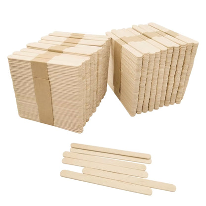 1000 pieces of wooden ice cream sticks, versatile for crafting and DIY projects. Great for making crafts and DIY projects, these wooden sticks can be used in various ways.