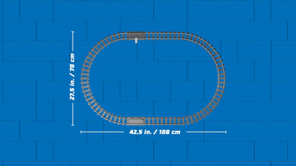 LEGO City Trains Arctic Polar Express - Toy with remote-controlled train - Snowplow, 22 track segments, 6 minifigures & rockslide function - Gift for boys & girls ages 7 and up - 60470