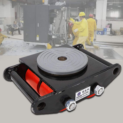 LENJKYYO 6Ton Transport roller 360° heavy duty casters tank roller chassis wheel roller rigid heavy duty wheel 6000kg machine transport industrial roller heavy duty chassis